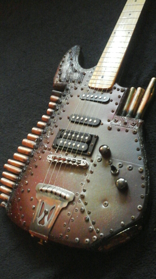 Mika Custom Steampunk Guitar
