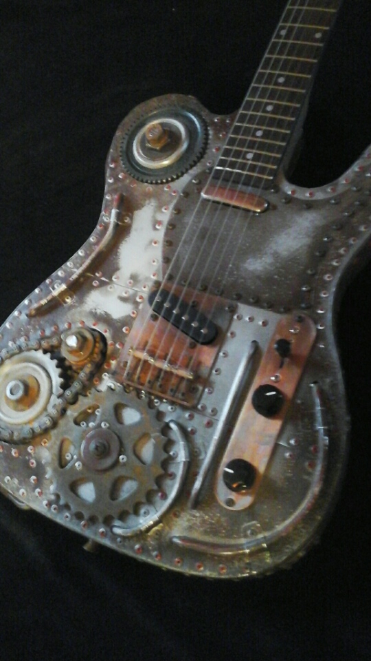 Mika Custom Steampunk Guitar