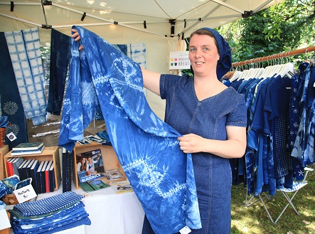 Zeugfärberei aus Gutau, eine Handwerksinitiative die sich dem Blaudruck widmet- auch neues Stoffdesign 