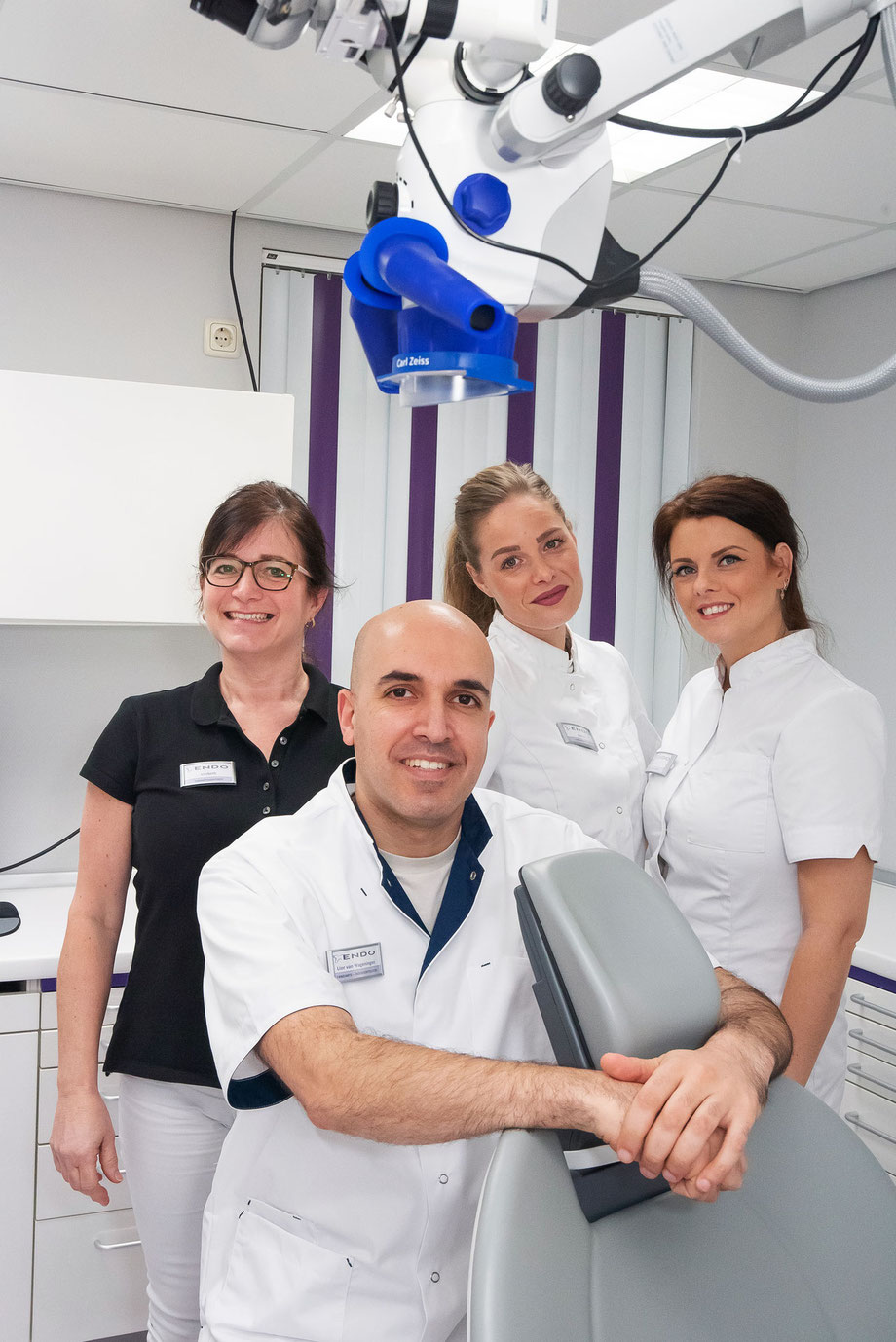 portrait of dentist group