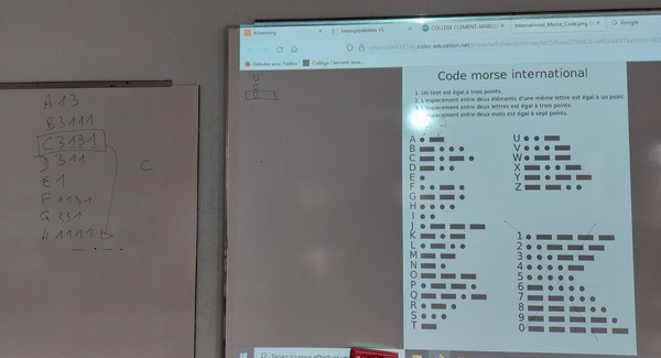 Code morse avec Scratch
