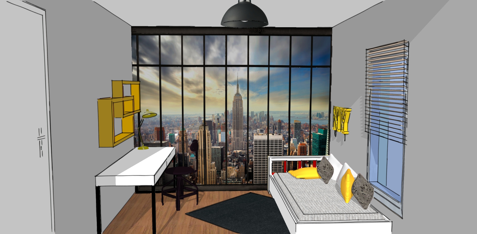 Décoration de chambres new york id claire décoration