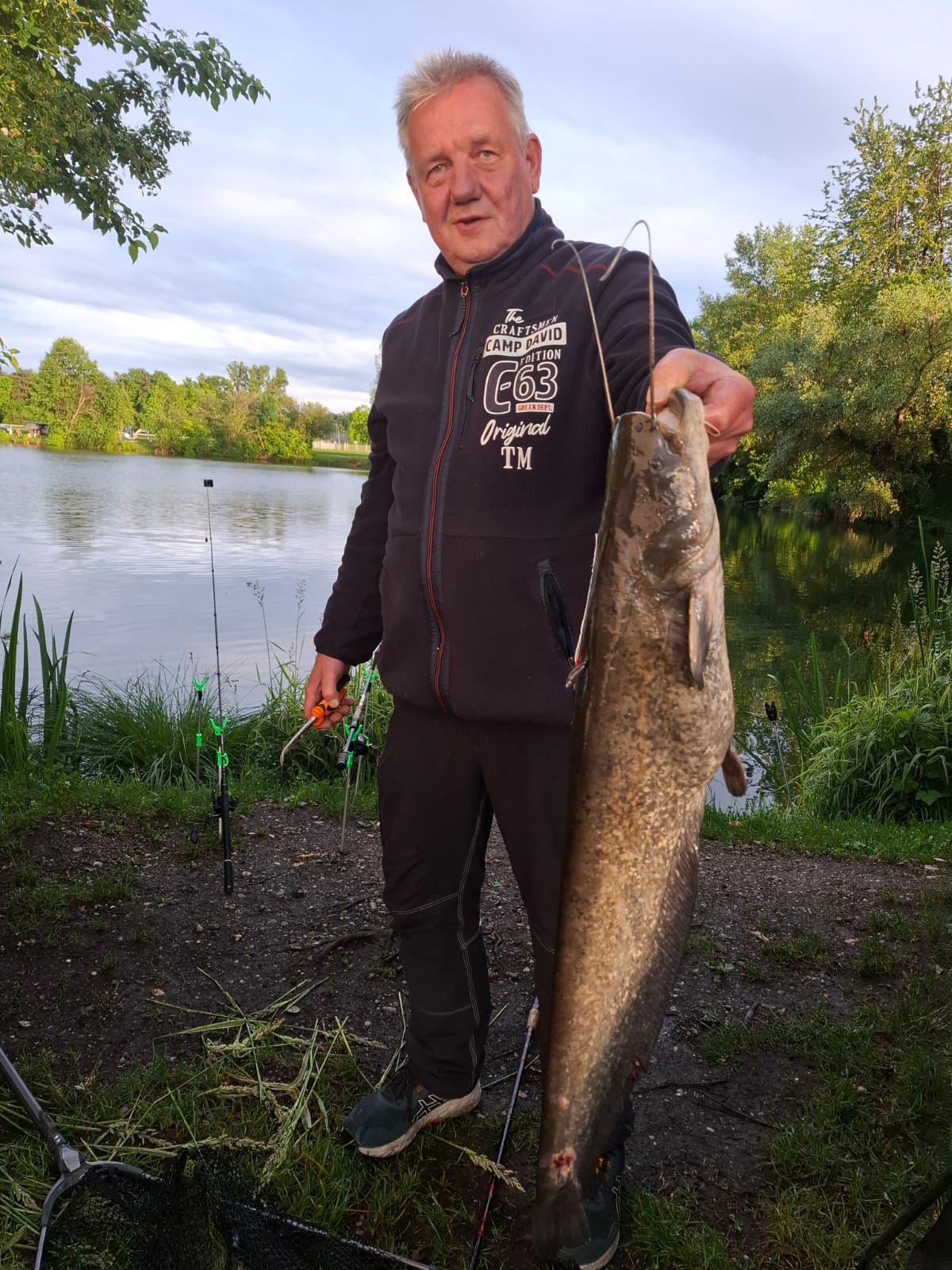 Waller 80cm 7 kg, Weiher 4