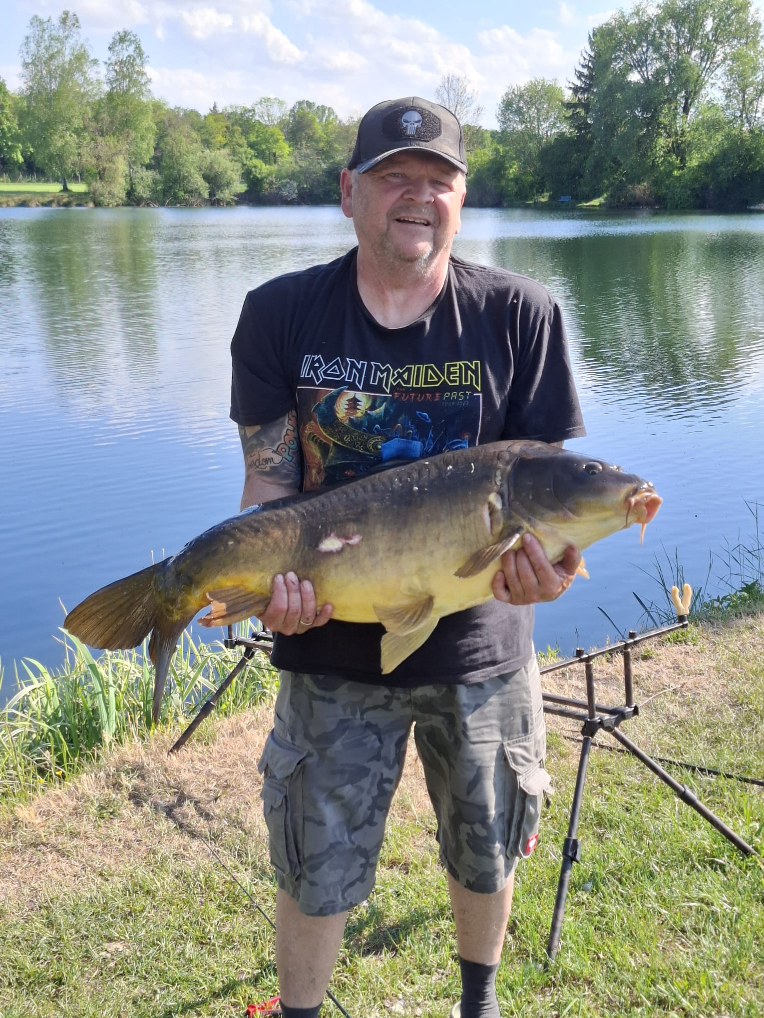 Spiegelkarpfen 90 cm 16,3 kg