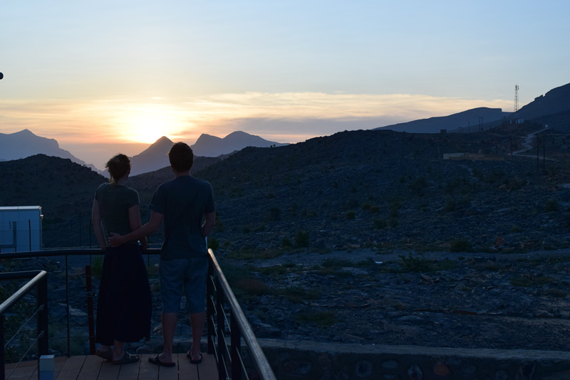 12 Days in Oman - Enjoying the Sunset at The View Hotel