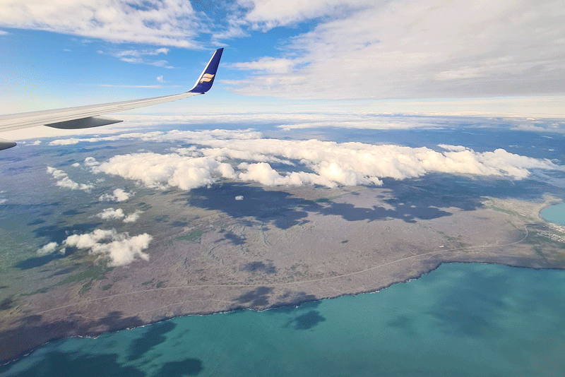 13 Days in Iceland - Flying to Keflavik