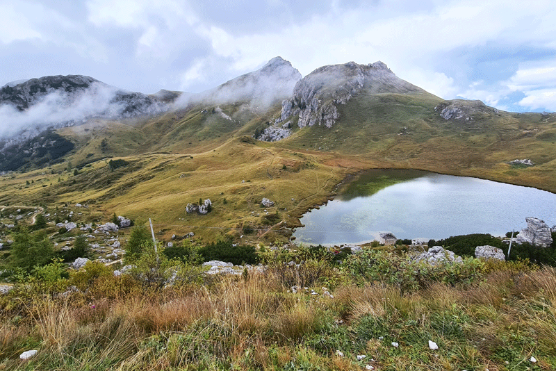 在Dolomites的4天- Passo di Falzarego