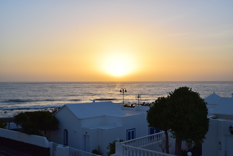 7 Days in Lanzarote - Watching the Sunrise from Our Balcony