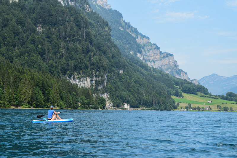 瑞士最受欢迎的地方- Klöntalersee