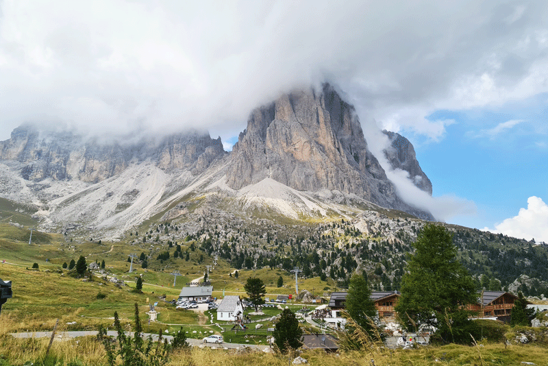 在白云石的4天- Passo die Sella & Gardena