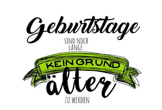 Alltagsaufhubscher Geburtstag