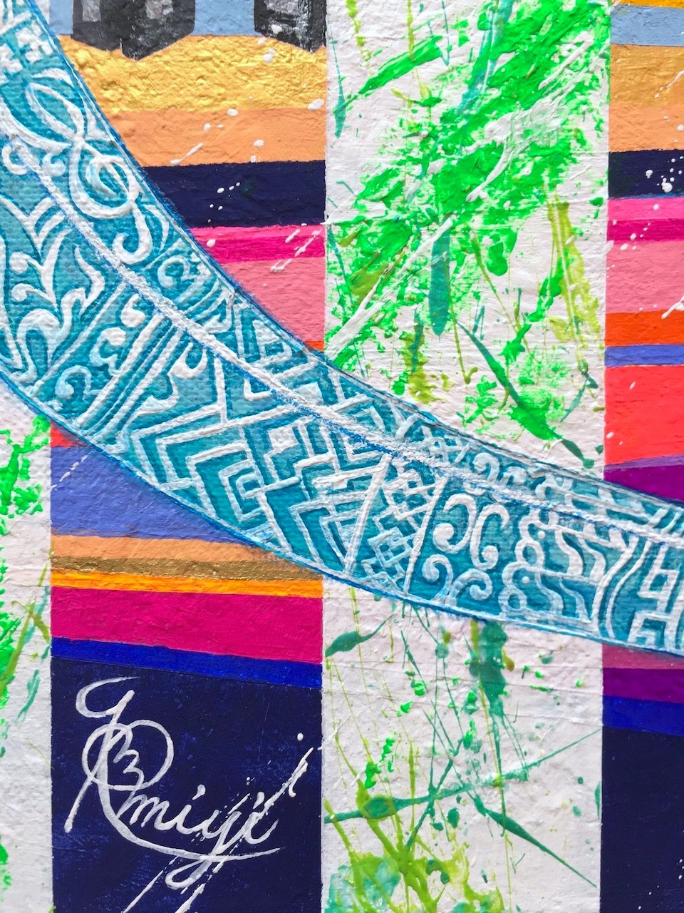 『 KAITIAKI 』acrylic on canvas (53.0cm×45.5cm/F10)
