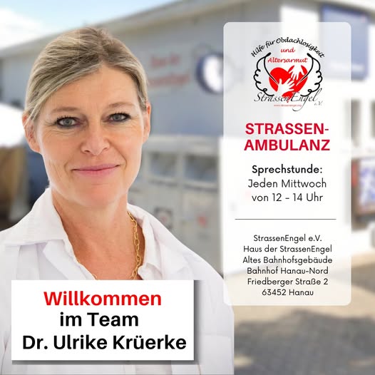Willkommen in der StrassenEngel-Familie, Frau Dr. Ulrike Krüerke!