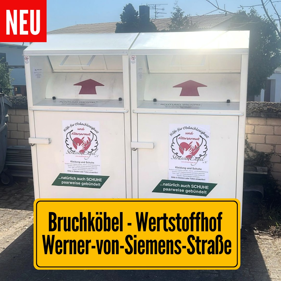 Kleidercontainer in Bruchköbel – aktuelle Info!