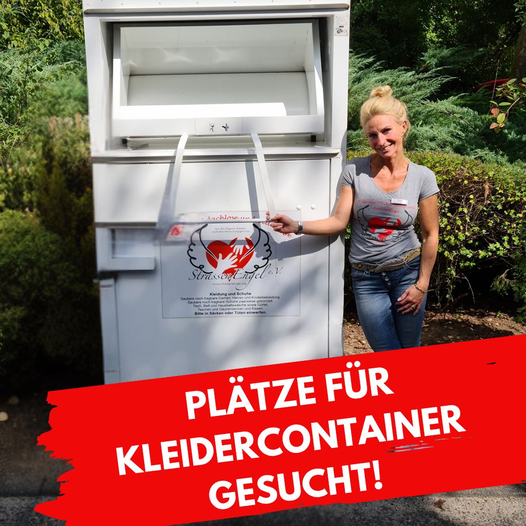 Plätze für Kleidercontainer gesucht!
