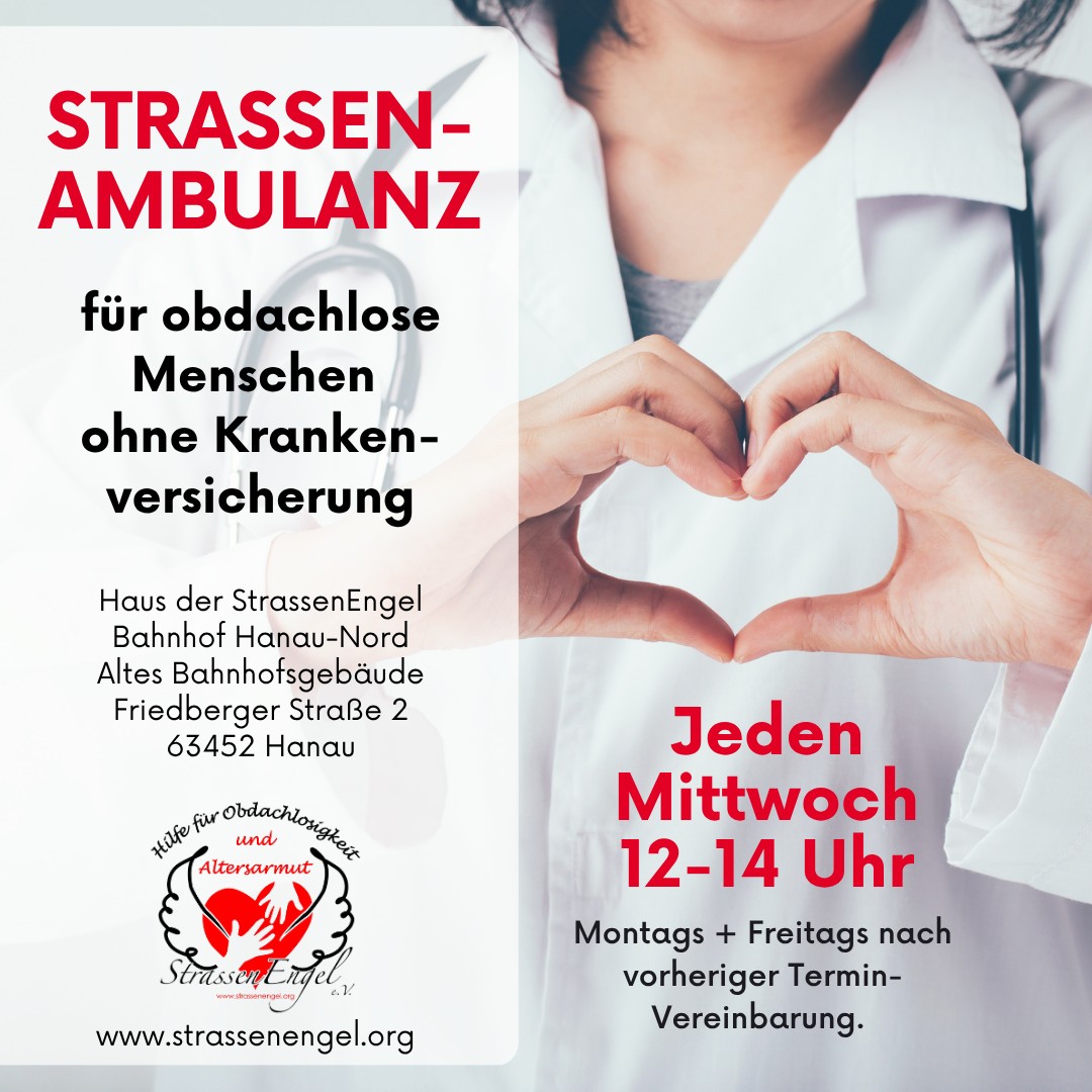 Jeden Mittwoch: Strassenambulanz bei den StrassenEngeln ❤️‍