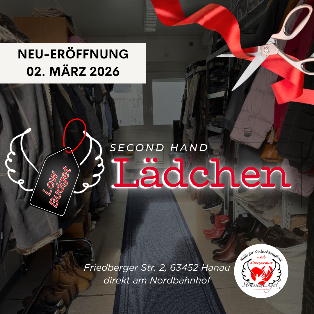 Neu ab 02.03.2026: Low-Budget Secondhand-Lädchen