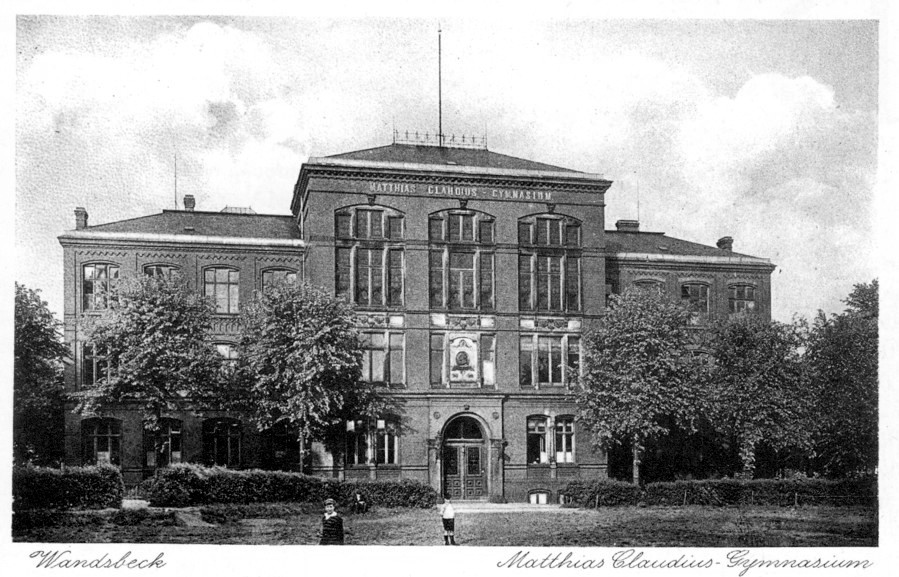 Matthias-Claudius-Gymnasium Hamburg, ca. 1890