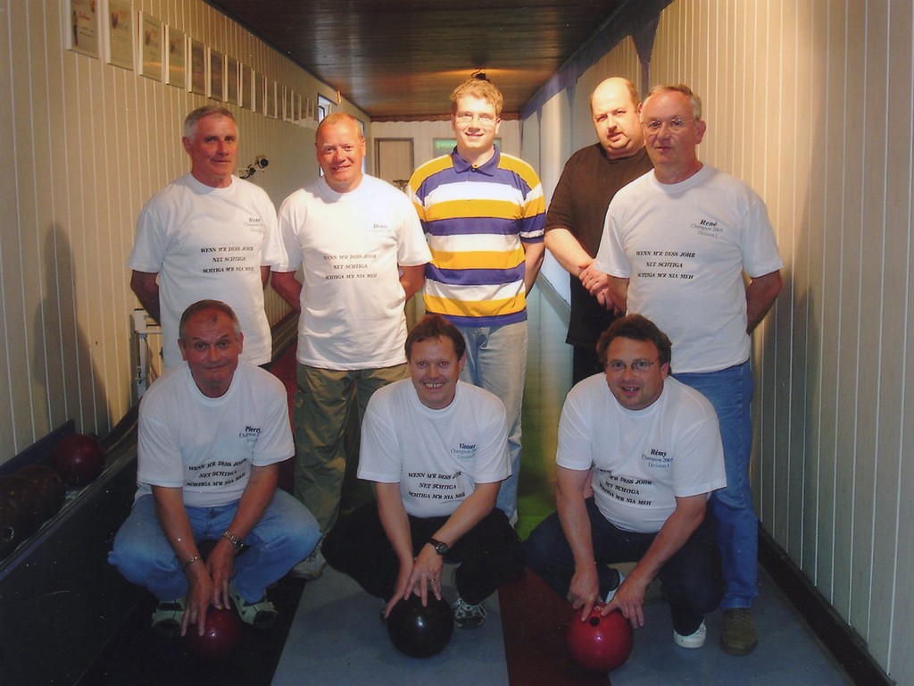 équipe 2, championne d'Alsace de D1 en 2004/2005