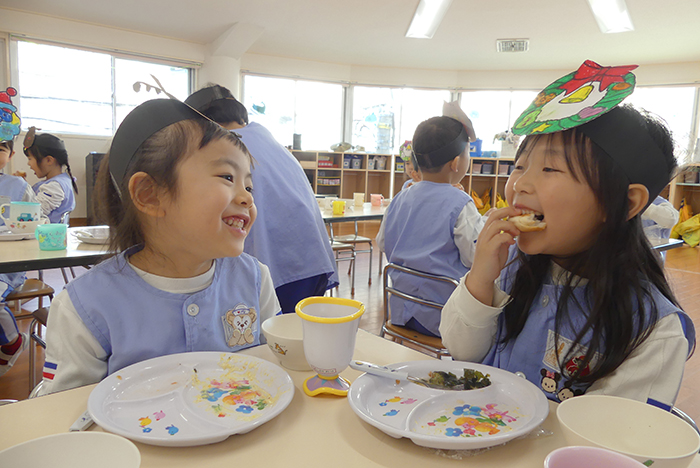 給食おいしいね！