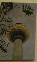 Berliner Fernsehturm in Öl