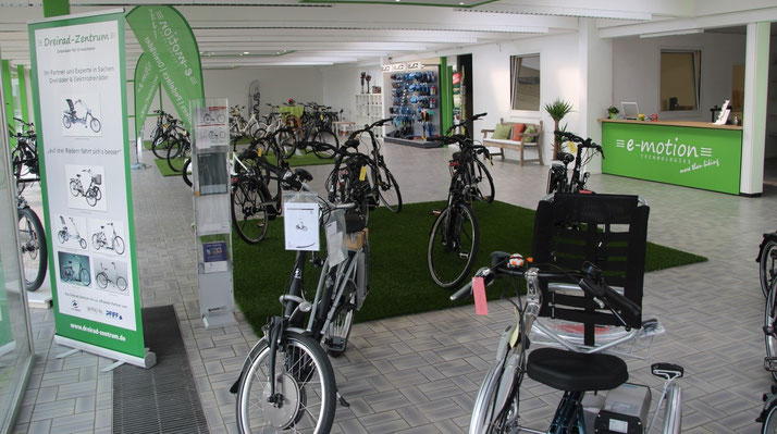 Impressionen aus dem Dreirad-Zentrum Kleve