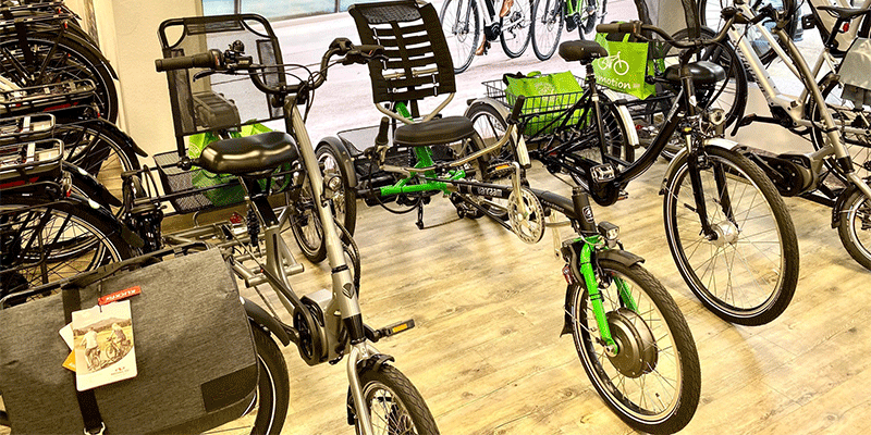 Dreiräder kostenlos testen und kaufen in Tönisvorst bei Ihren Dreirad-Experten vom Dreirad-Zentrum Tönisvorst