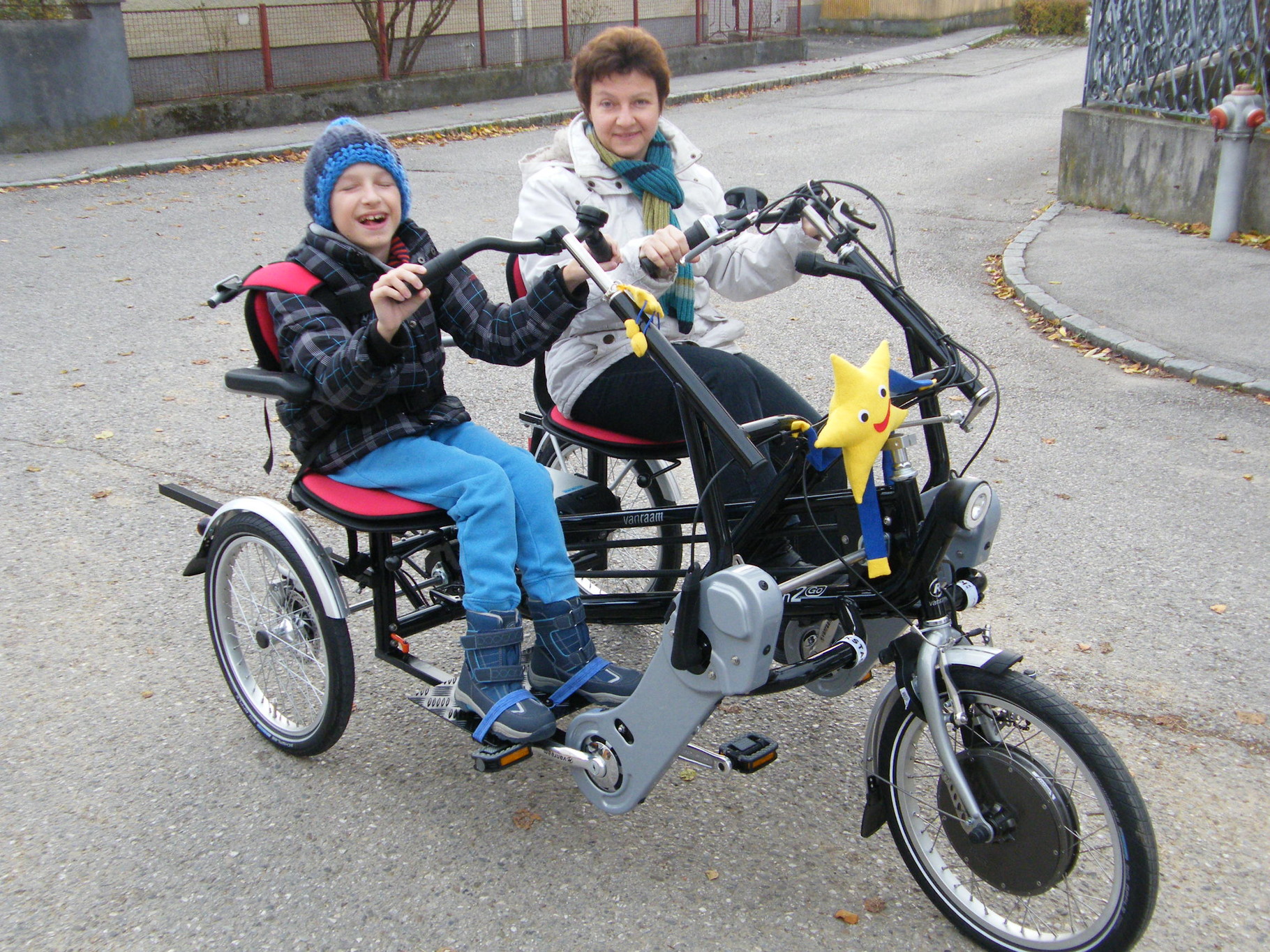 fahrrad dreirad kindertransport