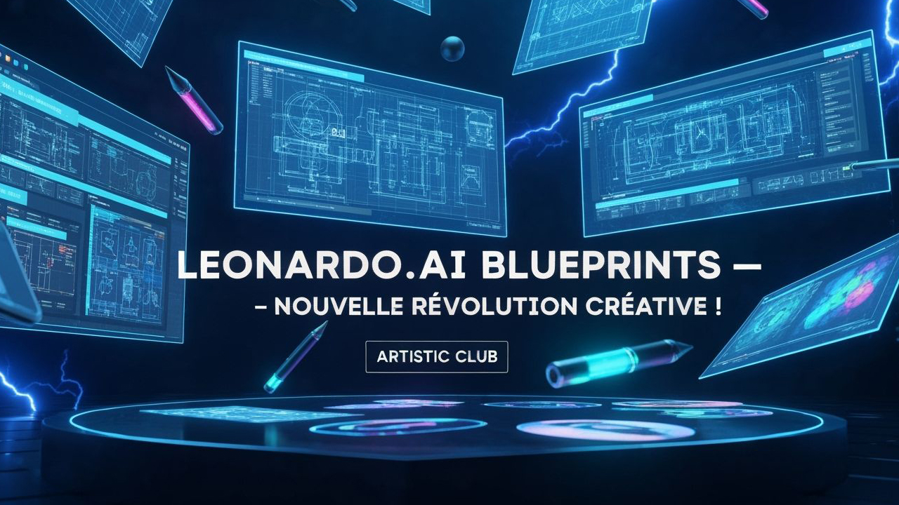 Nouvelle fonction Blueprints de Leonardo ai, plus de 50 workflows prêts à l’emploi !