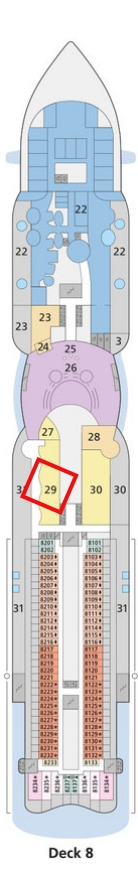 Gourmet-Frühstück auf AIDA im Gourmet-Restaurant Rossini/ Buffalo