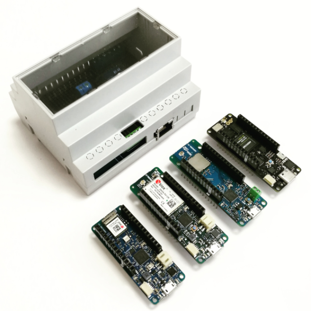 Hutschienengehäuse für Arduino MKR und Portenta H7