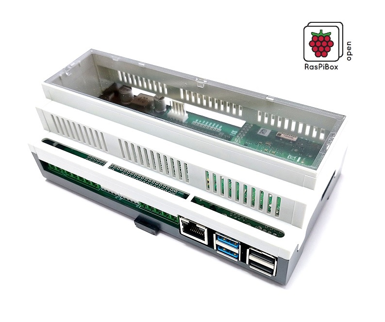 NEW: RasPiBox din rail enclosure kit for Pi5
