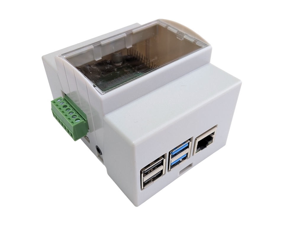 din rail enclosure set for Raspberry Pi 4
