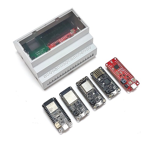 NEW: DIN rail enclosure set for Feather boards