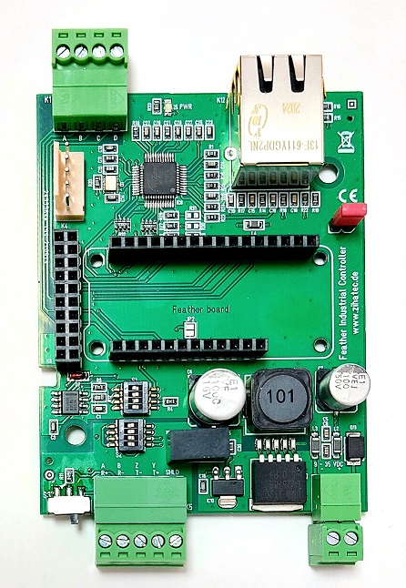 Industrial Controller Leiterplatte Draufsicht