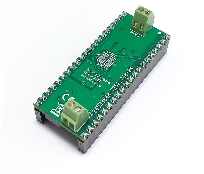 Raspberry Pi Pico M-Bus Master HAT - top view