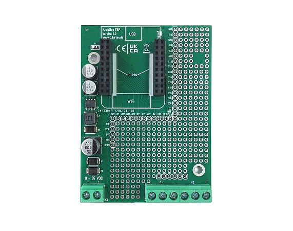 ArduiBox ESP, assmbled pcb