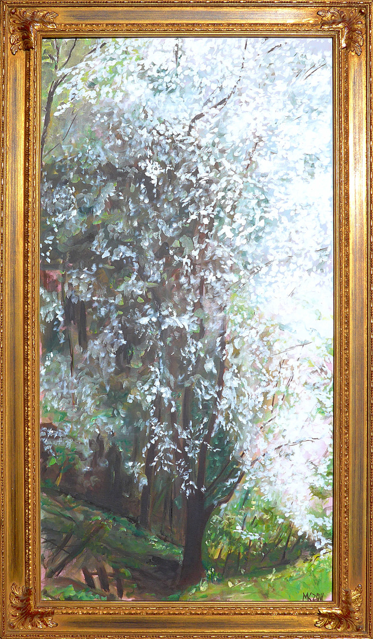 Kirschblüte, 2011, 100 x 50 cm