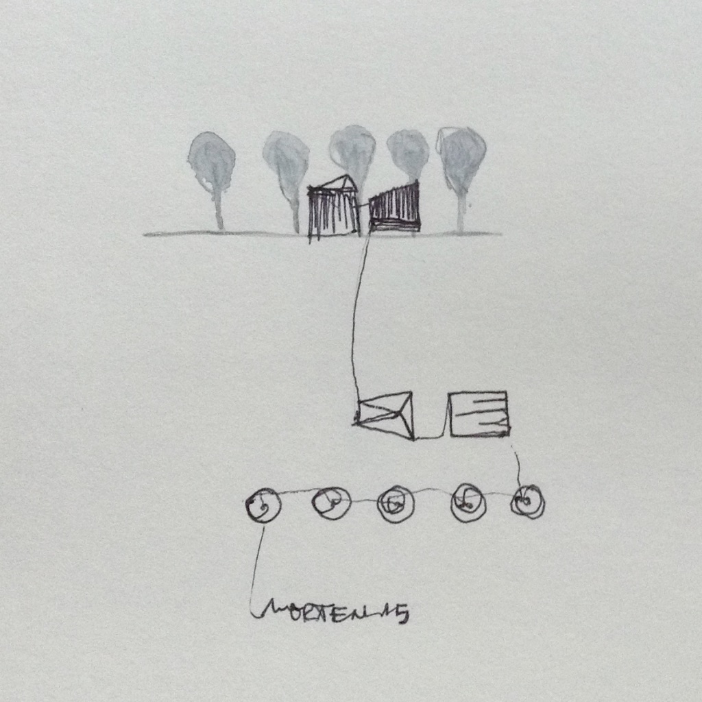 Haus und Hof Nr. 2, 10x10cm,  2015