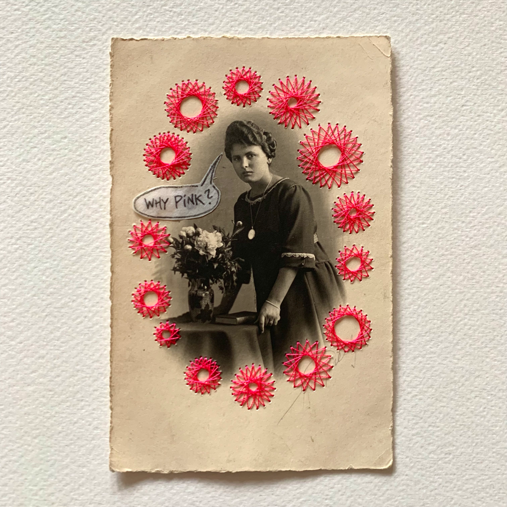 „a little bit of pink to make her laugh“, 2019, 150€
