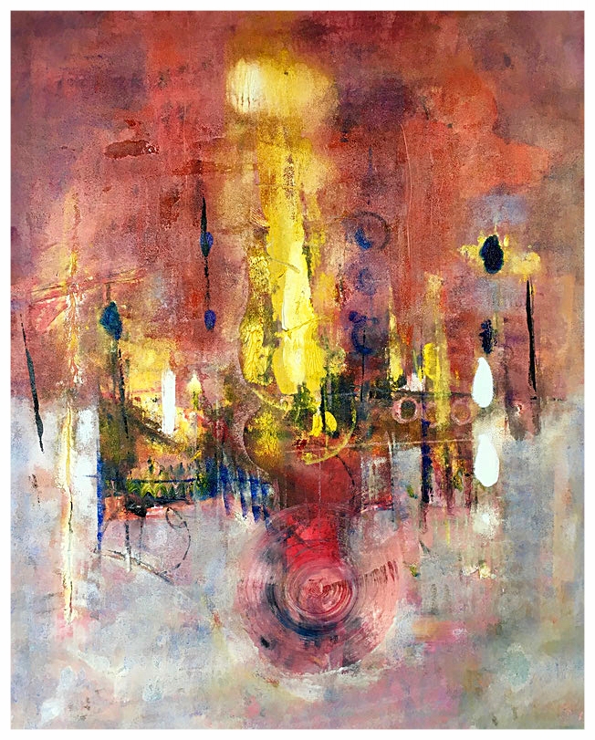 Ritorno del tempo circolare, 2015, olio, 86 x 105 cm 