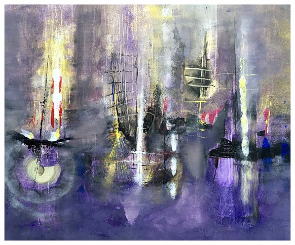 New sounds, 2016, tecnica mista, 137 x 115 cm