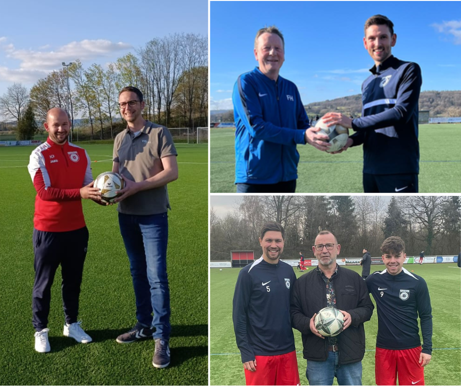 Drei Unterstützer für den Heimspieltag