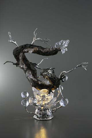 水神龍Lamp    water god dragon lamp      220 x 400 x h390  mm