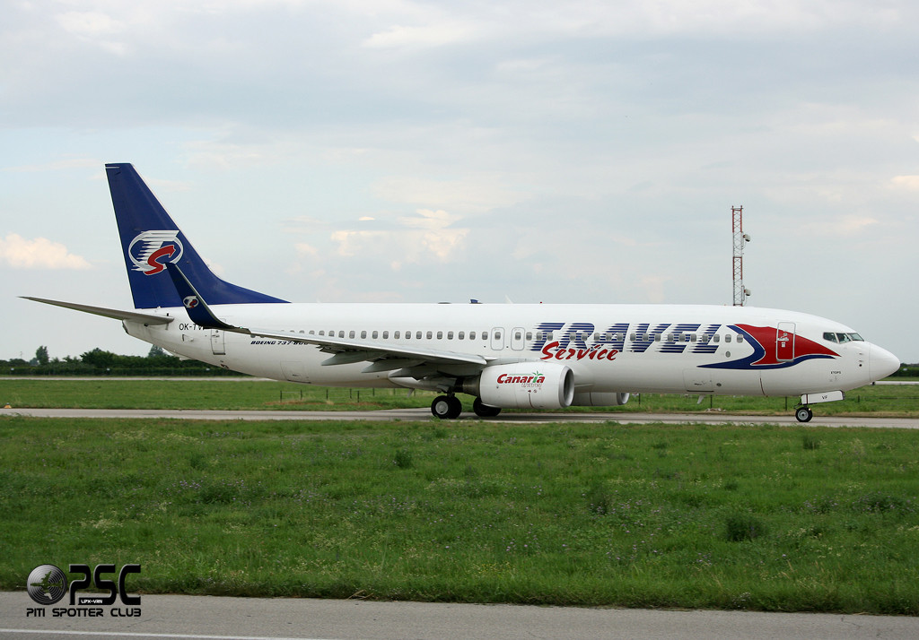 OK-TVF B737-8FH 29669/1692 Travel Service @ Aeroporto di Verona © Piti Spotter Club Verona
