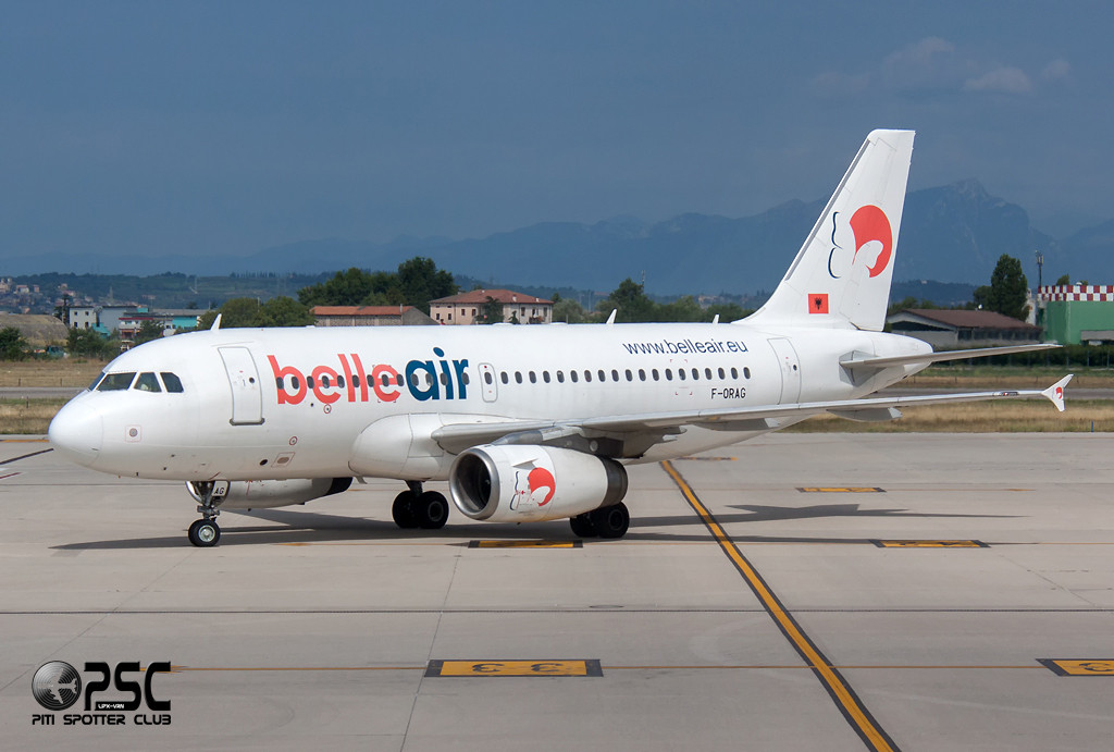 F-ORAG A319-132 1098 Belle Air