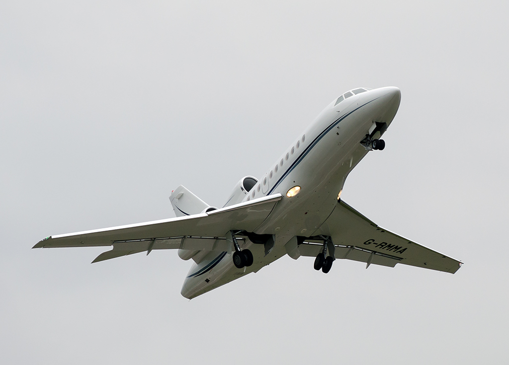 G-RMMA Falcon 900EX-EASy 189 TAG Aviation UK @ Aeroporto di Bolzano © Piti Spotter Club Verona