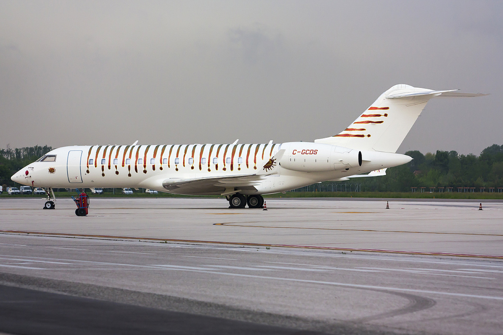 C-GCDS Global Express 9137 Execaire @ Venice Airport 03.05.2013 © Piti Spotter Club Verona