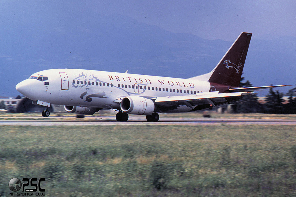 G-OBWX  B737-3Y0  24255/1625  British World Airlines  @ Aeroporto di Verona © Piti Spotter Club Verona