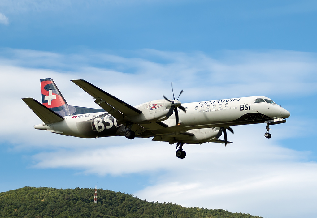 HB-IZZ Saab 2000 2000-048 Darwin Airline @ Aeroporto di Bolzano © Piti Spotter Club Verona